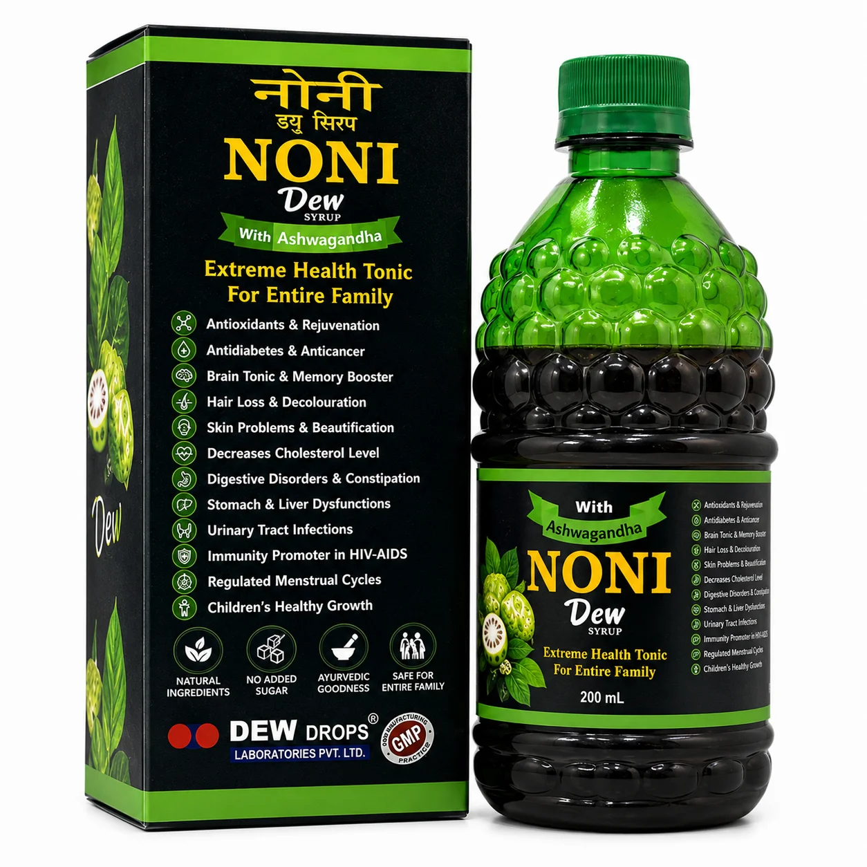 NONI Dew Syrup with Ashwagandha